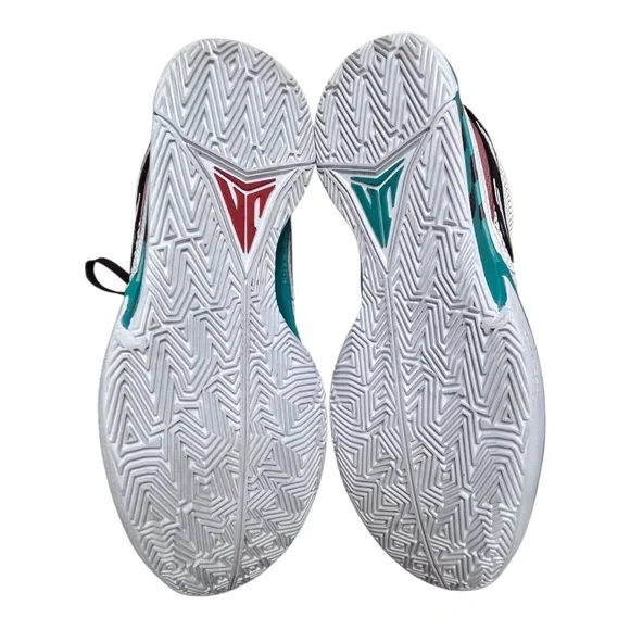 Nike Ja 1 Scratch Basketball Shoes (FV5957-100, White/Turbo Green/Uni-Red/Black